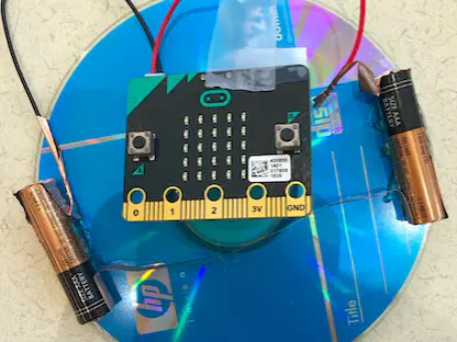 micro:bit top and spin counter