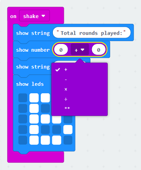 Operator selector