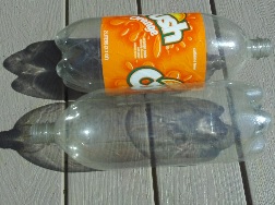 two liter bottles